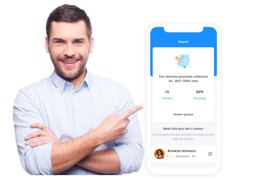 Test your language through quizzes